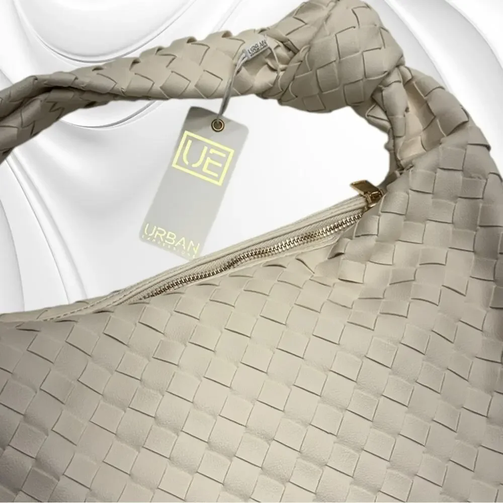 URBAN EXPRESSIONS Cream VANESSA HOBO BAG Purse